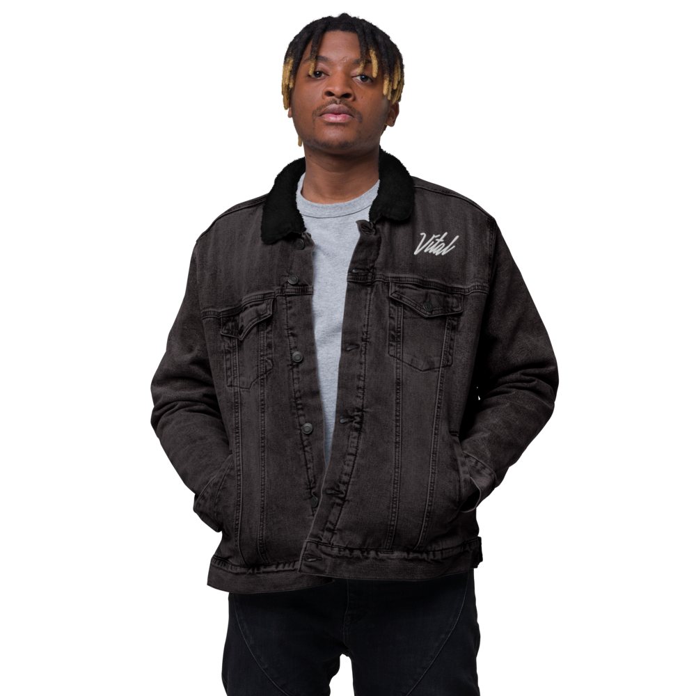 Vital Denim Jacket (Black) – VITAL CLOTHING