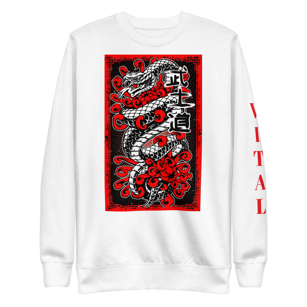 VITAL SNAKESKIN SWEATSHIRT