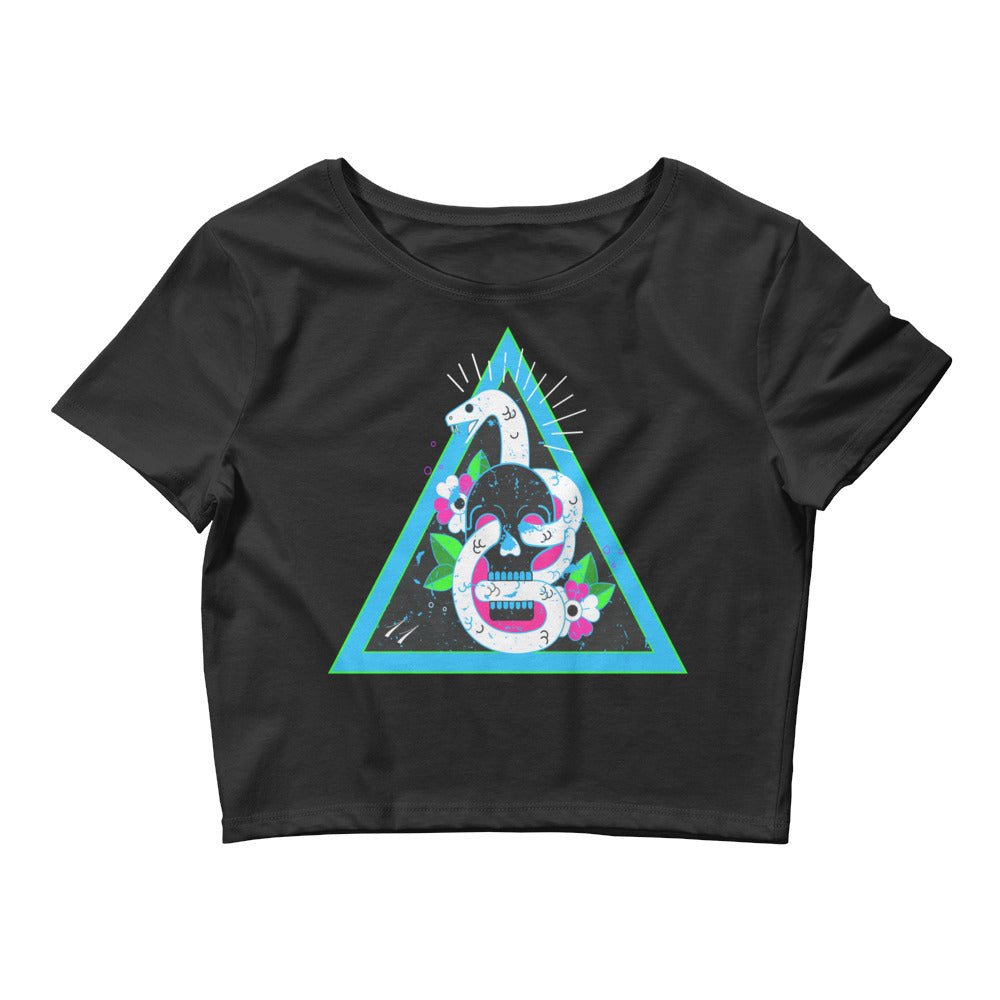 "Kundalini" Crop Tee (Blue)